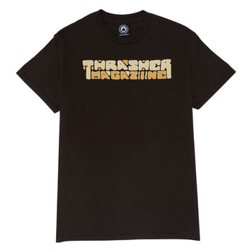 Thrasher Blocks T-Shirt - Dark Chocolate