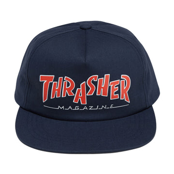 Thrasher x Parra Mag Snapback Hat - Navy