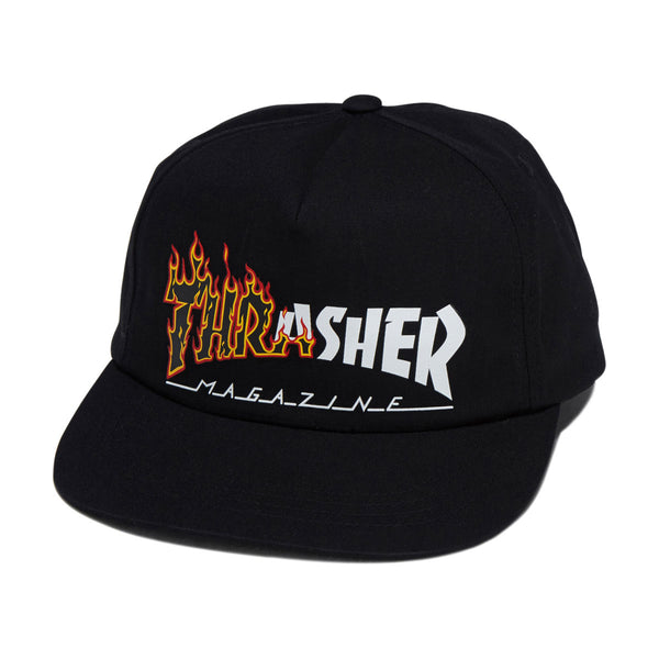 Thrasher Ignite Snapback Hat - Black – CCS