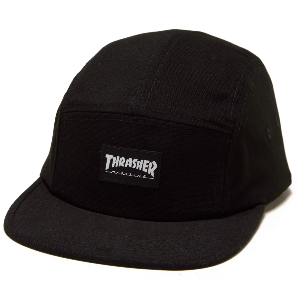 Thrasher Logo 5 Panel Hat - Black image 1
