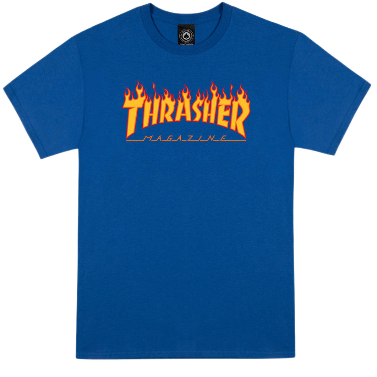 Thrasher Flame Logo T-Shirt - Royal image 1