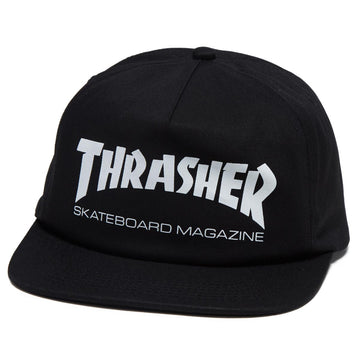 Thrasher Skate Mag Snapback Hat - Black/White