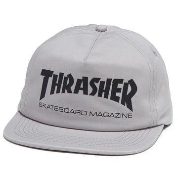 Thrasher Skate Mag Snapback Hat - Grey/Black
