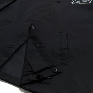 Thrasher Shadow Mag Logo Coach Jacket - Black/Black