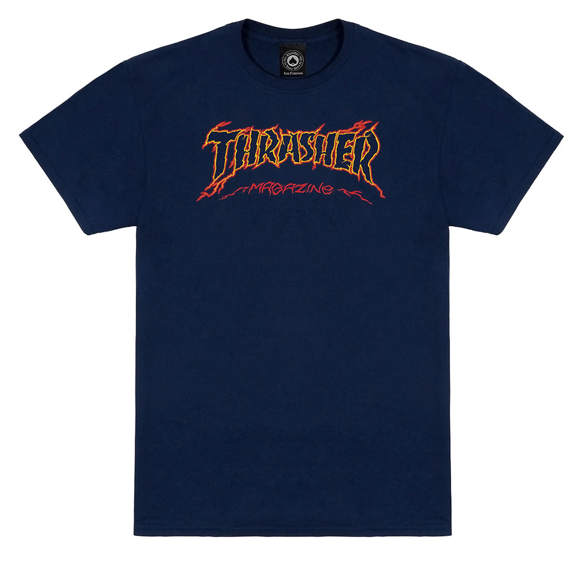 トップス 00s thrasher \"uncle sam logo\" Vintage 90s Thrasher Skateboard Magazine Uncle Sam Middle