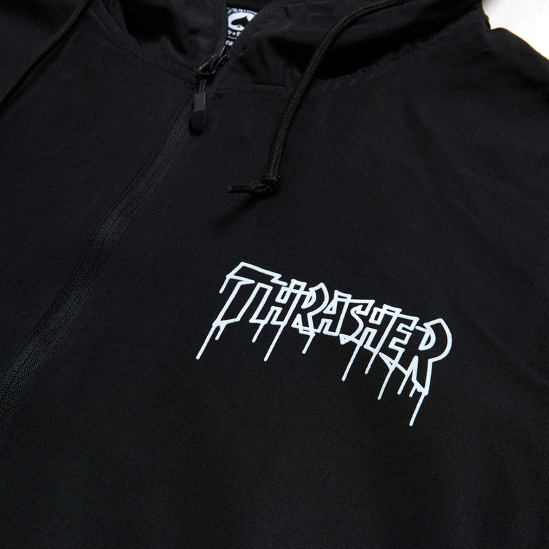 Thrasher One-Liner Anorak Jacket - Black