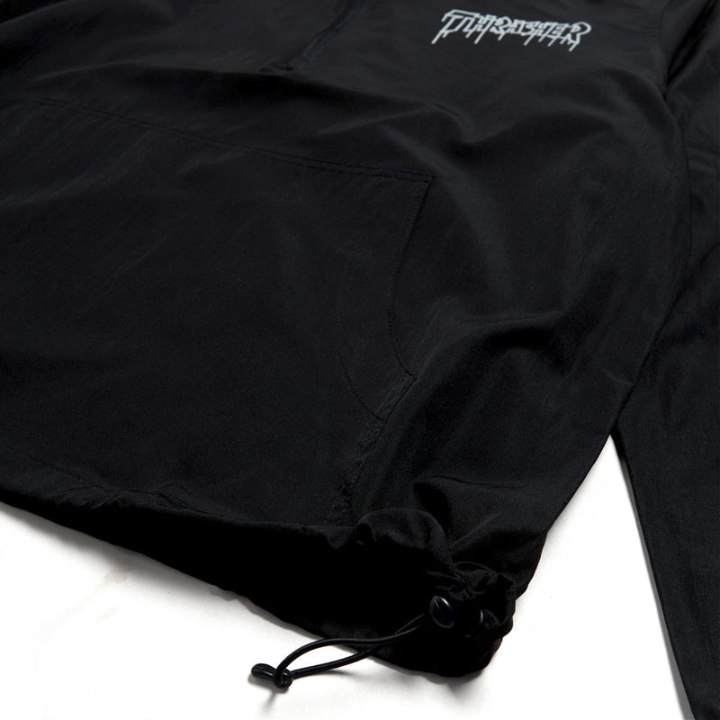 Thrasher One-Liner Anorak Jacket - Black