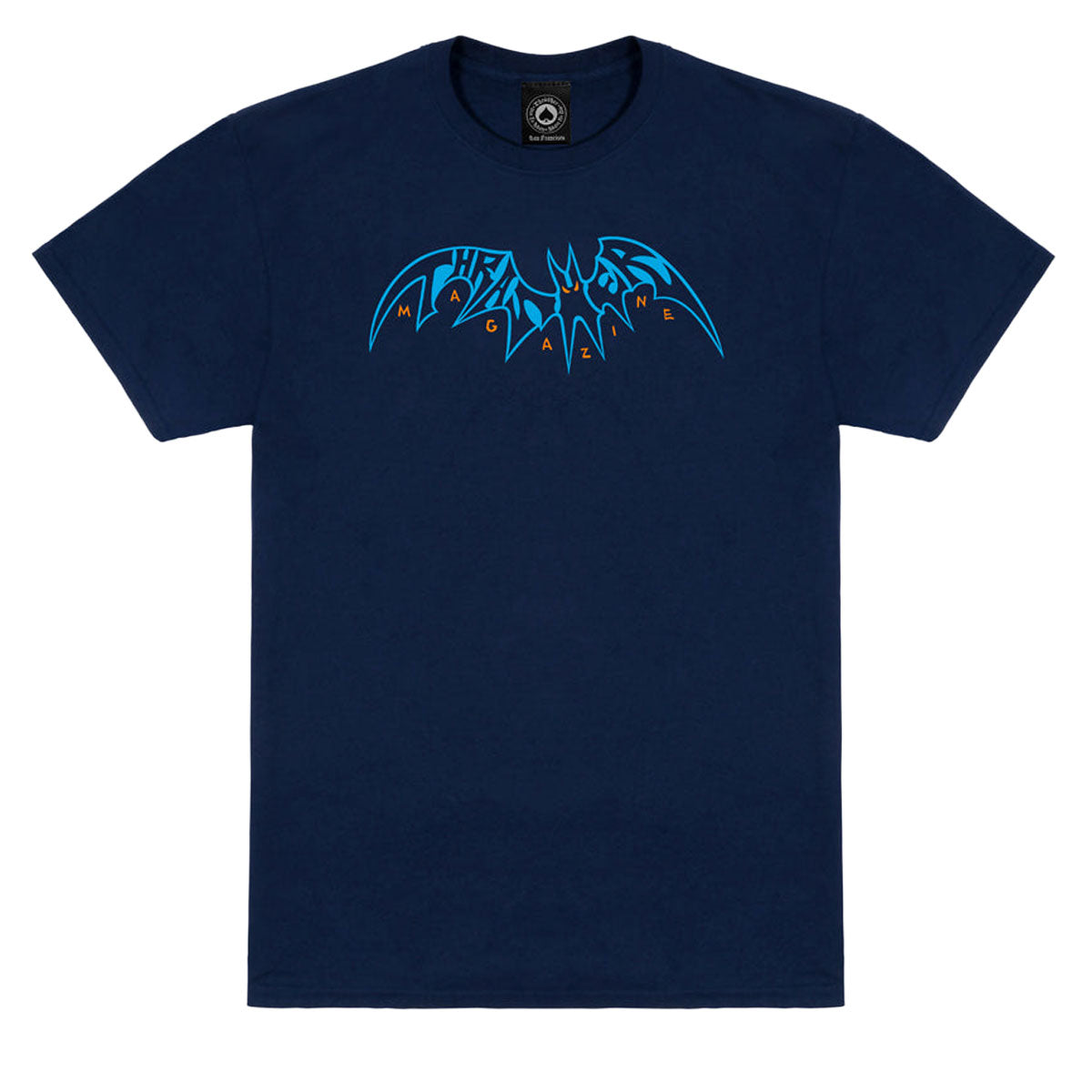 Thrasher Sky Rat By Neckface T-Shirt - Navy image 1