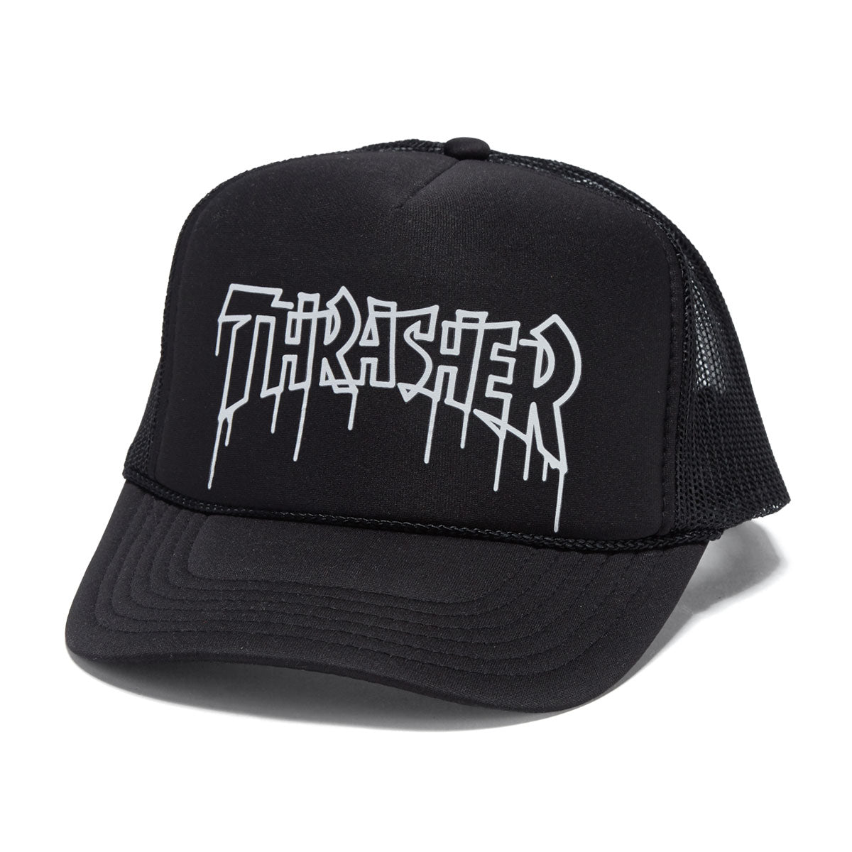 Thrasher One-Liner Hat - Black/Black image 1