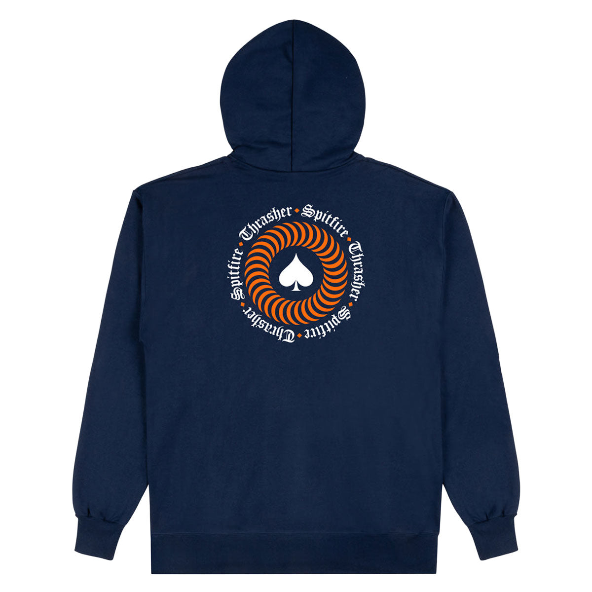 Thrasher x Spitfire The End Oath Hoodie - Navy