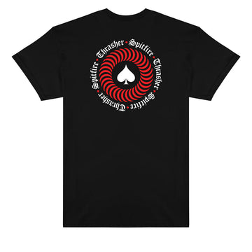 Thrasher x Spitfire The End Oath T-Shirt - Black