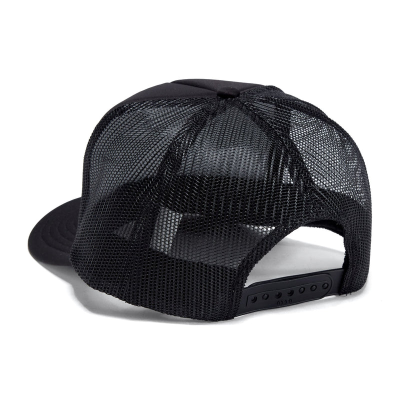 Thrasher Heavy Metal Trucker Hat - Black/Black