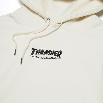 Thrasher Embroidered Mag Logo Hoodie - Bone