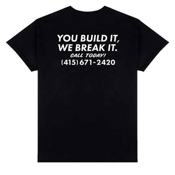 Thrasher Destruction T-Shirt - Black