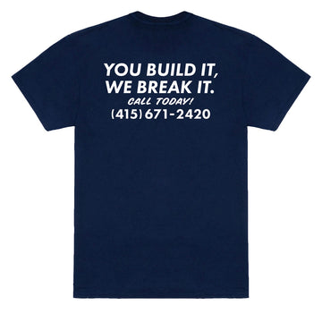 Thrasher Destruction T-Shirt - Navy