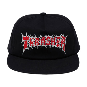 Thrasher Spikey Snapback Hat - Black