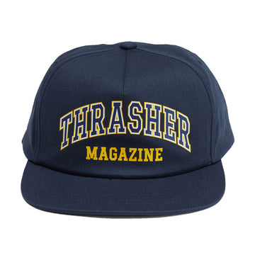 Thrasher Dropout Snapback Hat - Navy