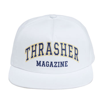 Thrasher Dropout Snapback Hat - White