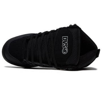 DVS Comanche Boots - Black Reflective/Charcoal Leather
