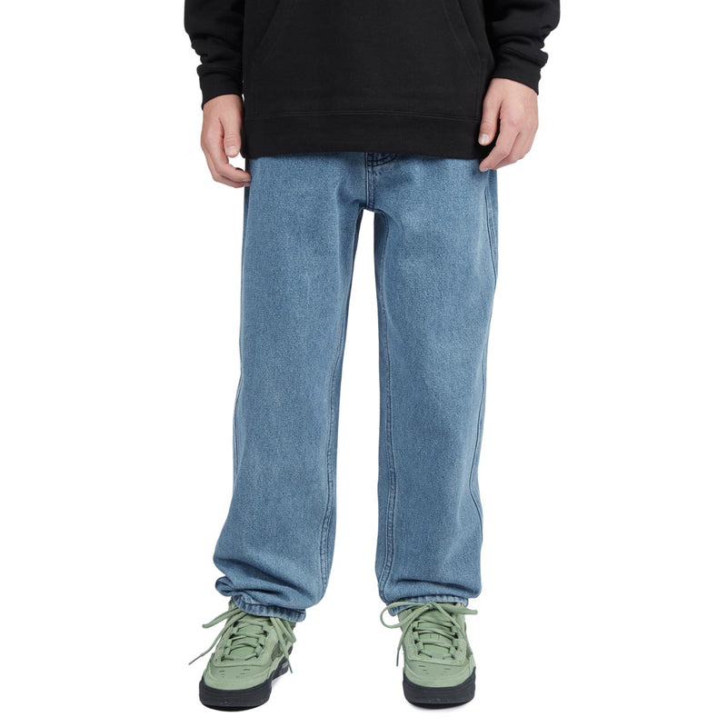 CCS Youth Baggy Taper Denim Jeans - Medium Blue