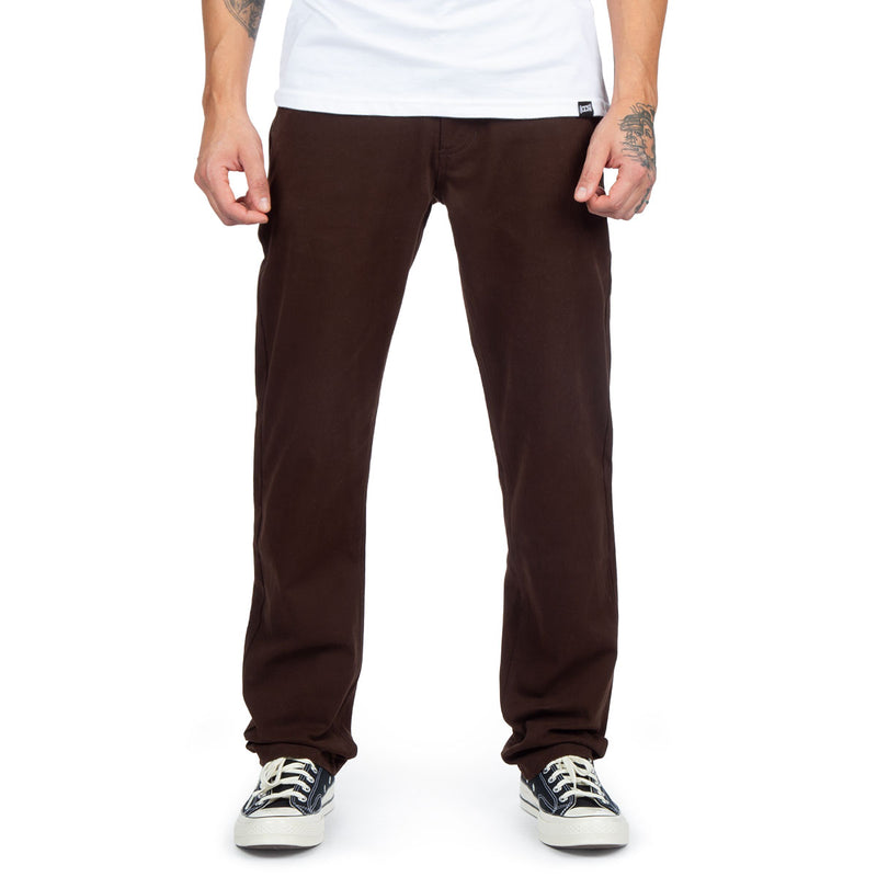CCS Straight Stretch Chino Pants - Brown