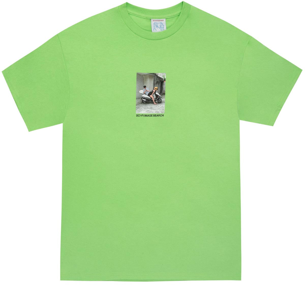 Sci-Fi Fantasy Image Search T-Shirt - Lime image 1