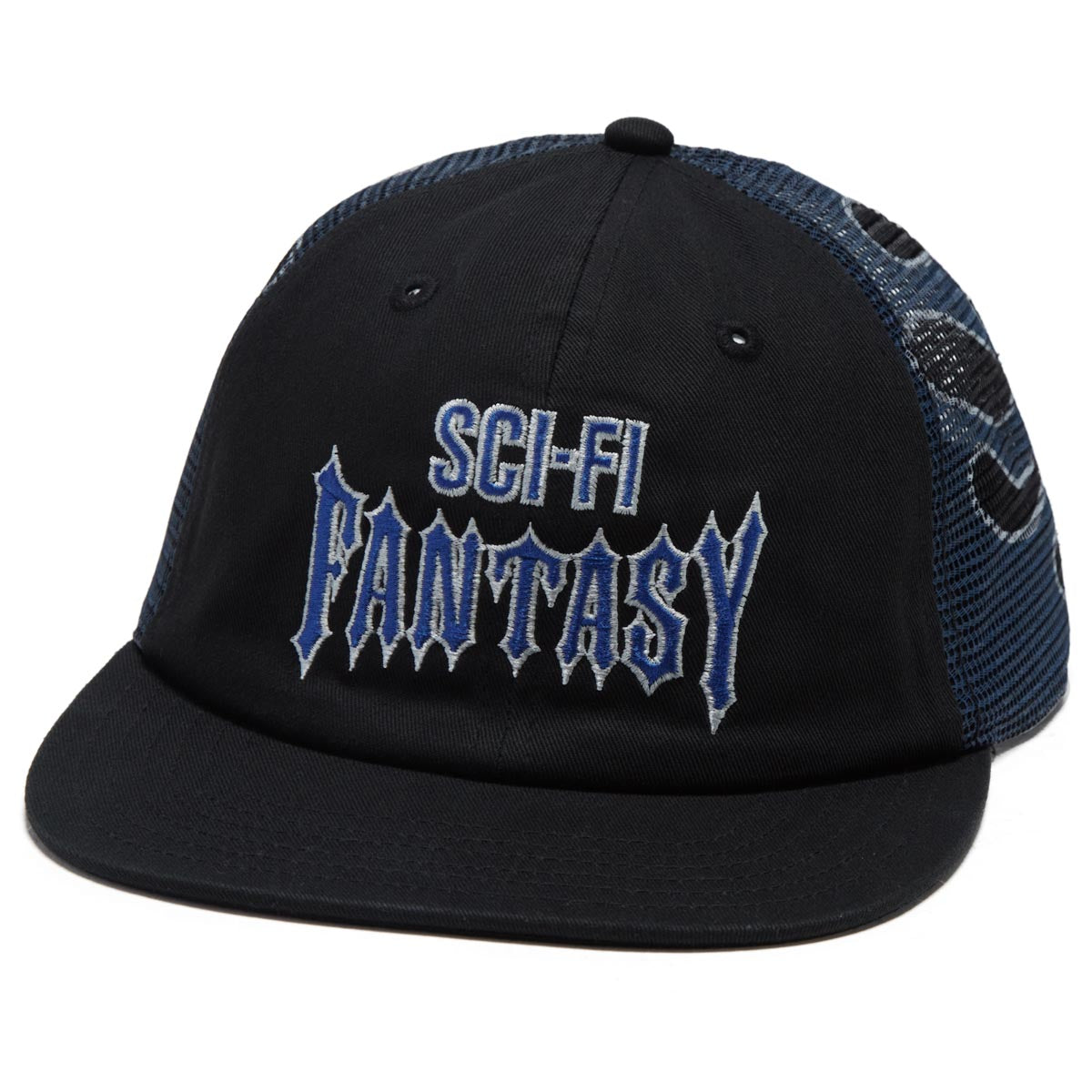 Sci-Fi Fantasy Biker Logo Hat - Black image 1