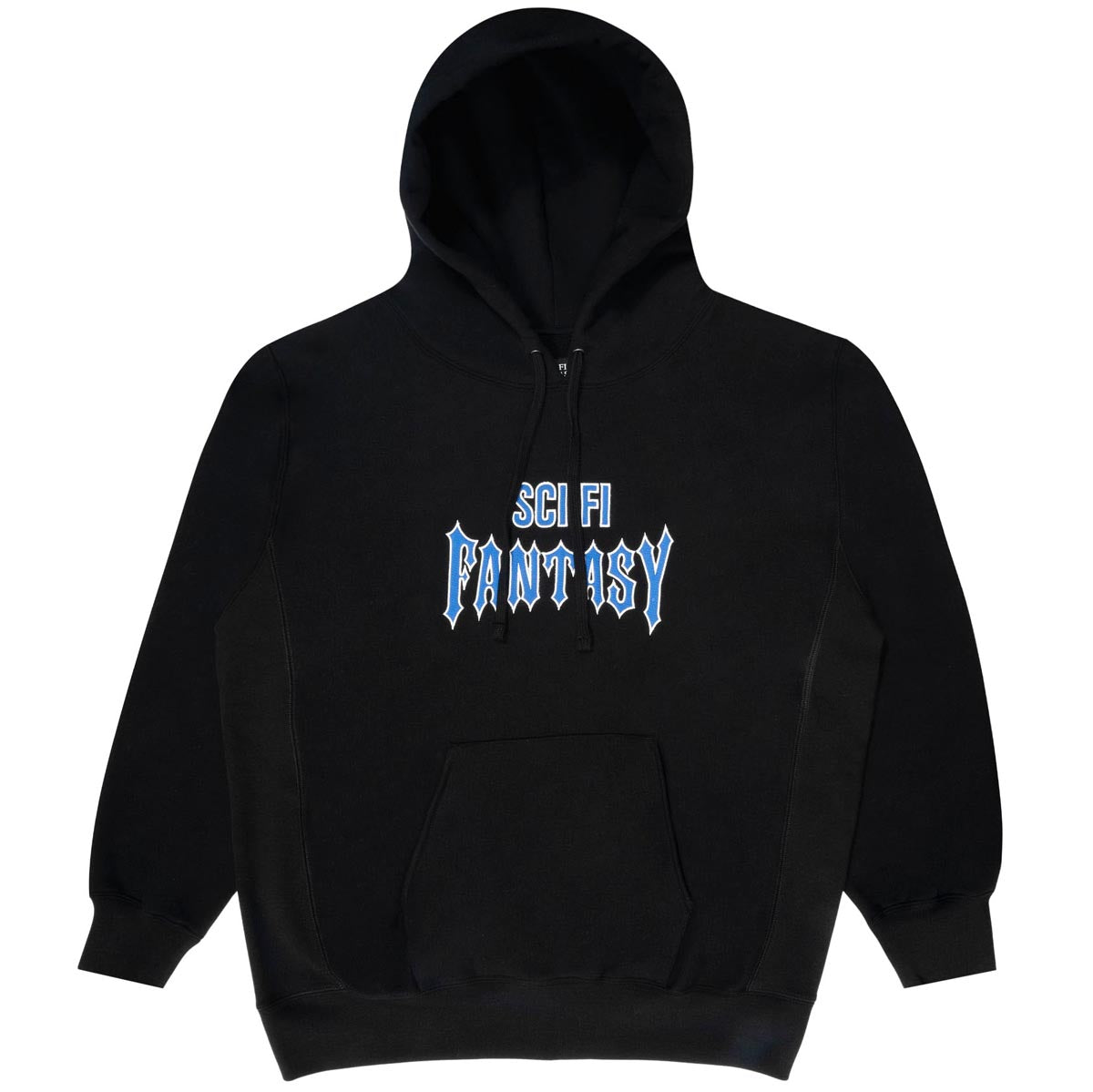 Sci-Fi Fantasy Biker Hoodie - Black image 1