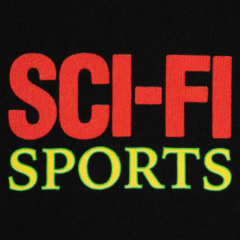 Sci-Fi Fantasy Sports Long Sleeve T-Shirt - Black