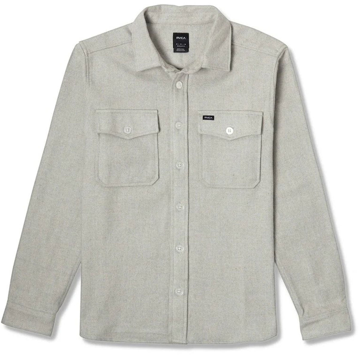 RVCA Va Cpo Long Sleeve Shirt - Grey Marle image 1