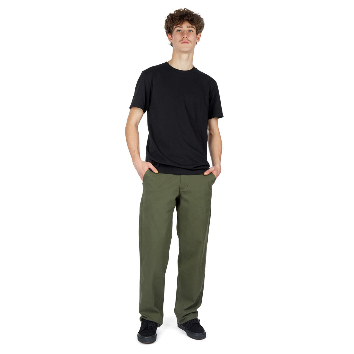 CCS Relaxed Stretch Chino Pants - Olive
