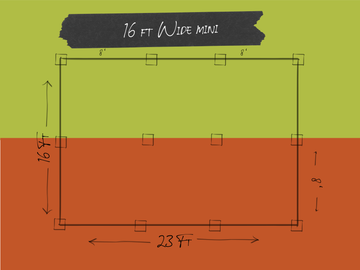 OC Ramps Half Pipe Ramp – 16' Wide