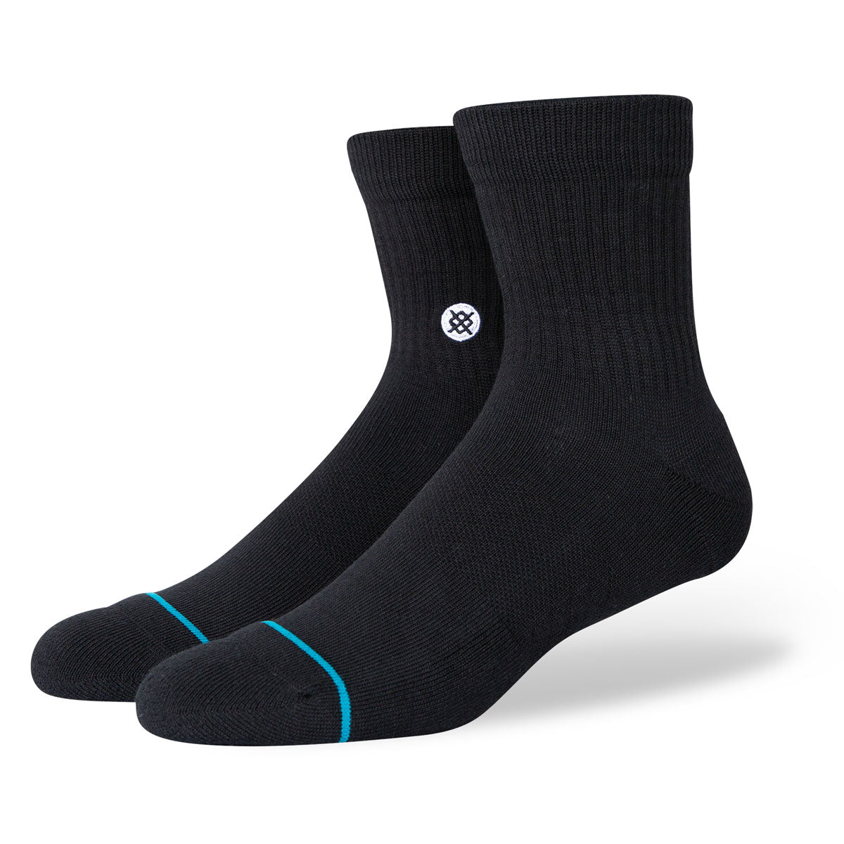 Stance Icon Quarter Socks - Black image 1