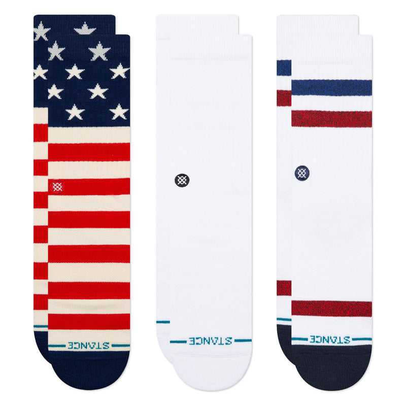 Stance The Americana 3 Pack Of Socks - Multi