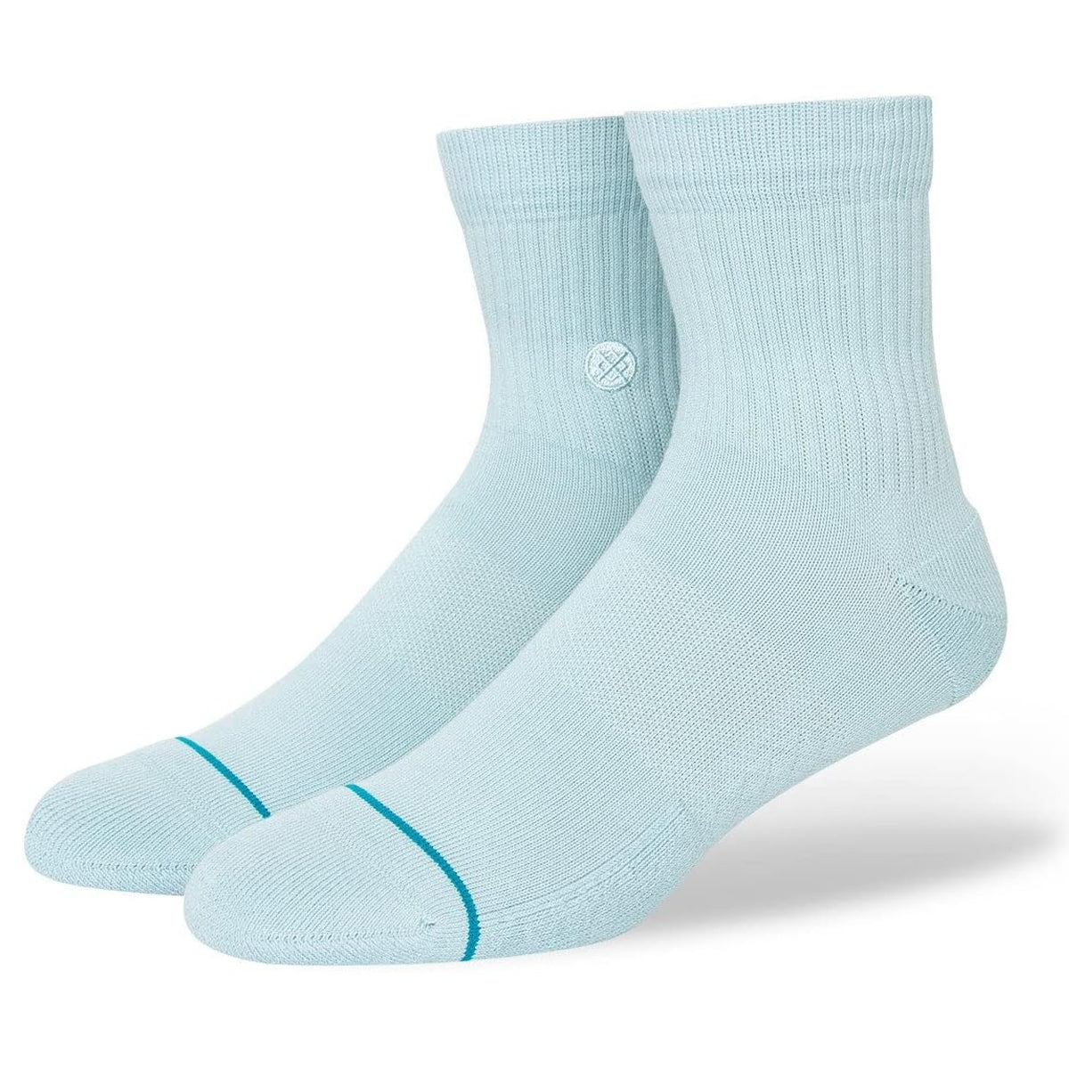 Stance Icon Dye Quarter Socks - Light Blue image 1