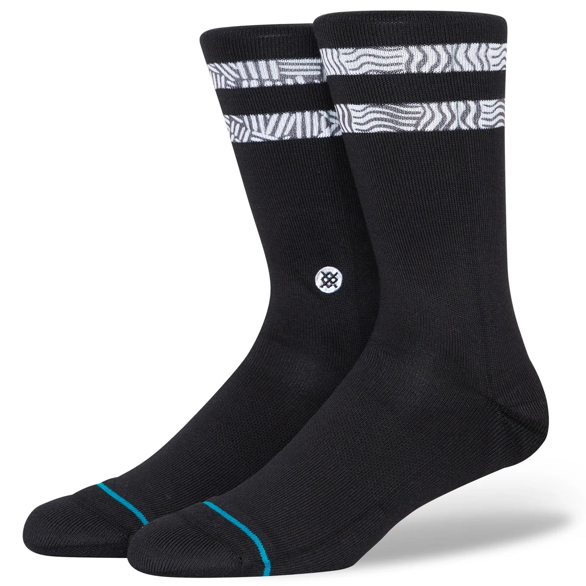Stance Scratched Socks - Black image 1