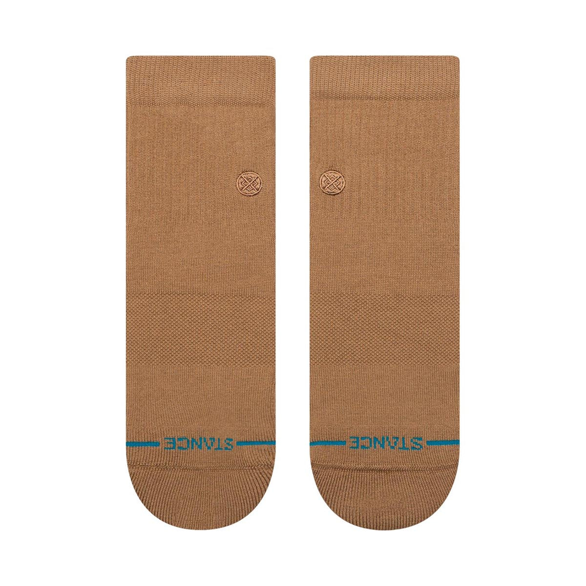 Stance Icon Quarter Socks - Brown image 2