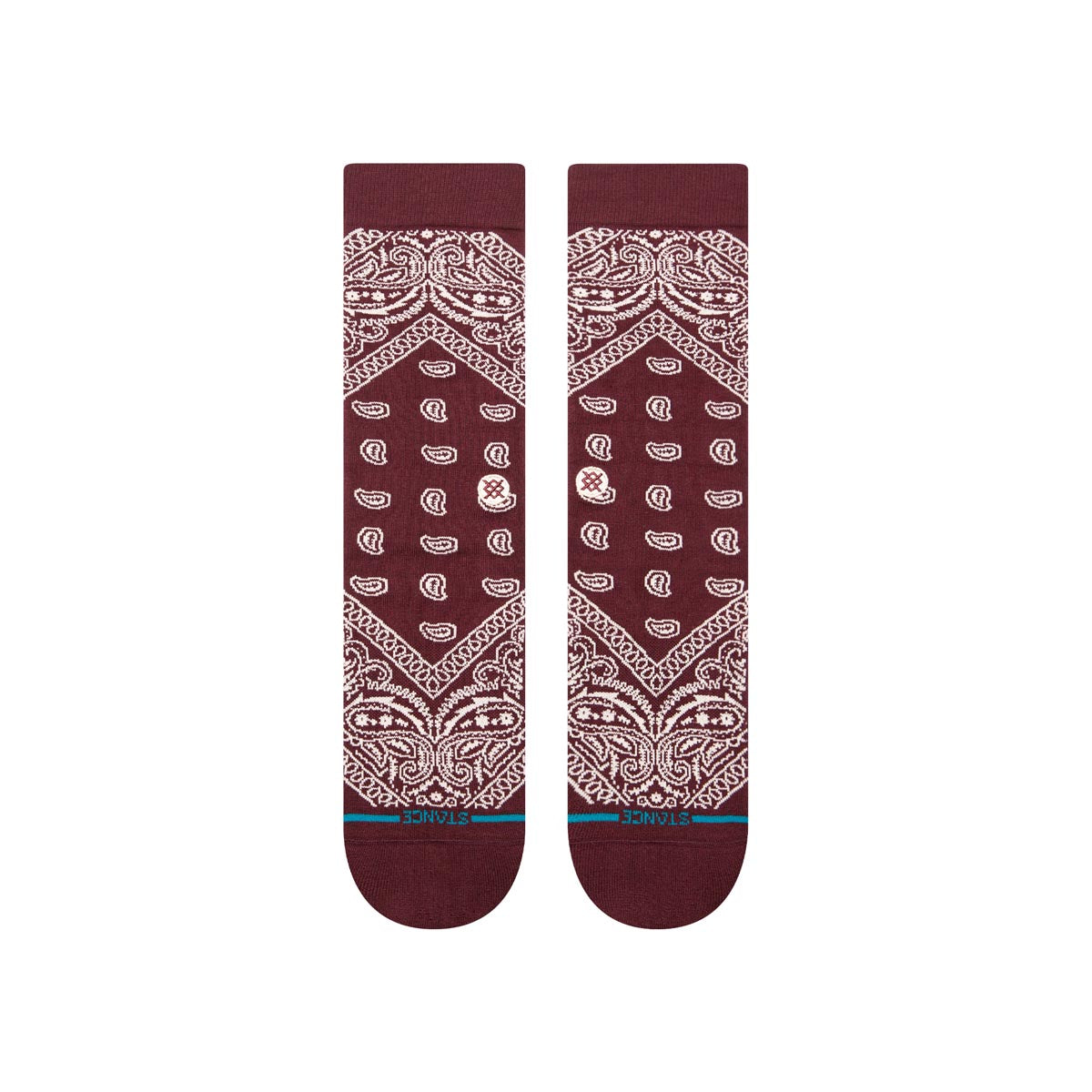 Stance Barrio Crew Socks - Wine image 2