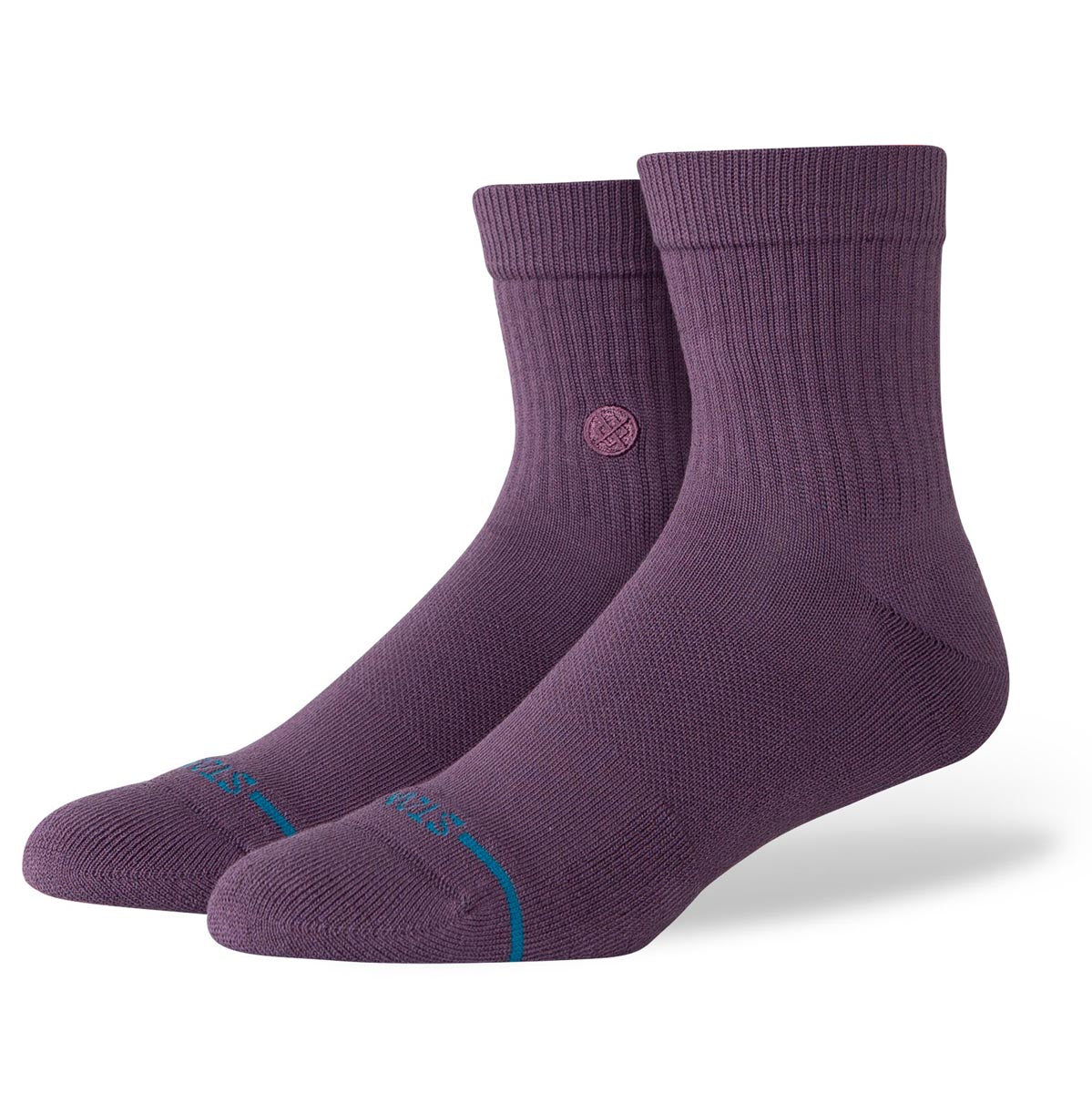 Stance Icon Quarter Socks - Grape image 1