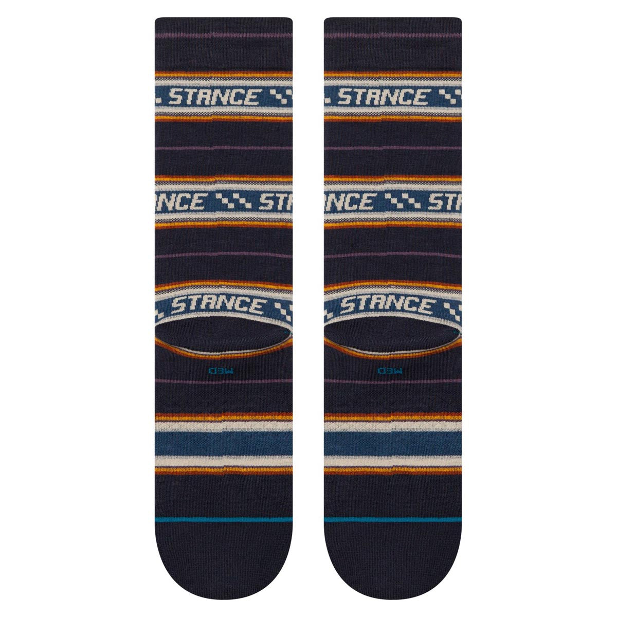 Stance Flowrider Crew Socks - Navy image 3