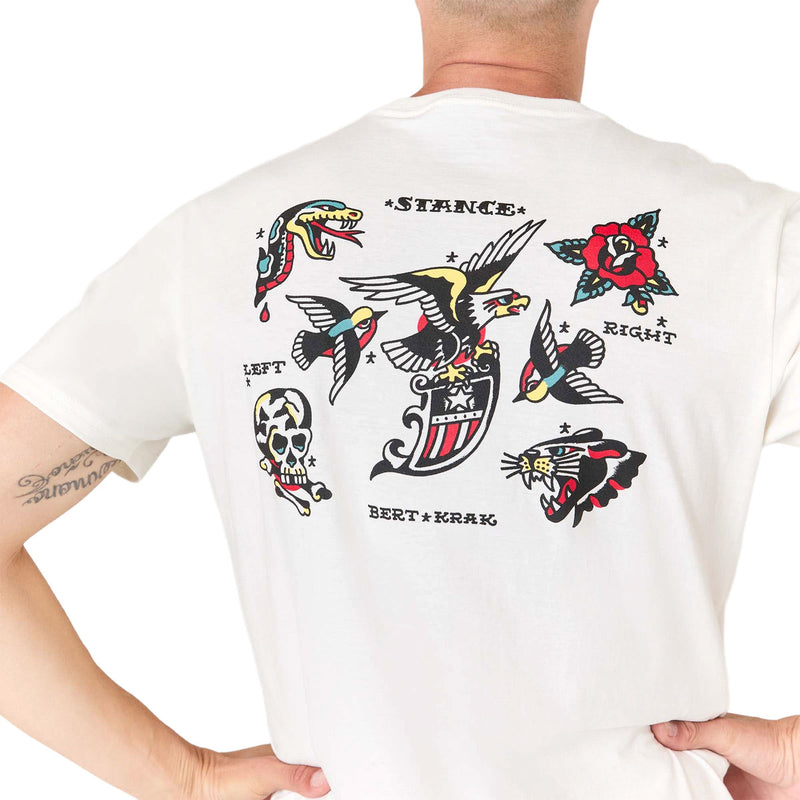 Stance Bert Krak Flash T-Shirt - Canvas