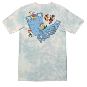 Stance Rocket Power T-Shirt - Blue Dye