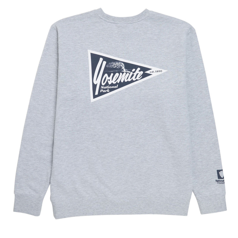 Stance National Parks Crew Sweatshirt - Heather Grey