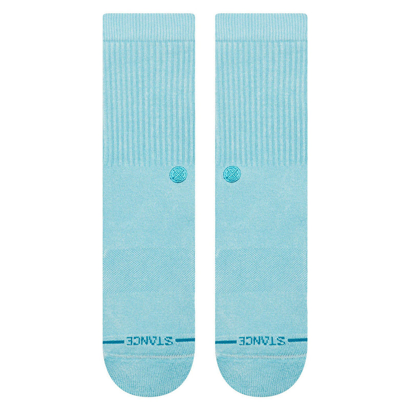 Stance Icon Dyed Crew Socks - Electric Blue