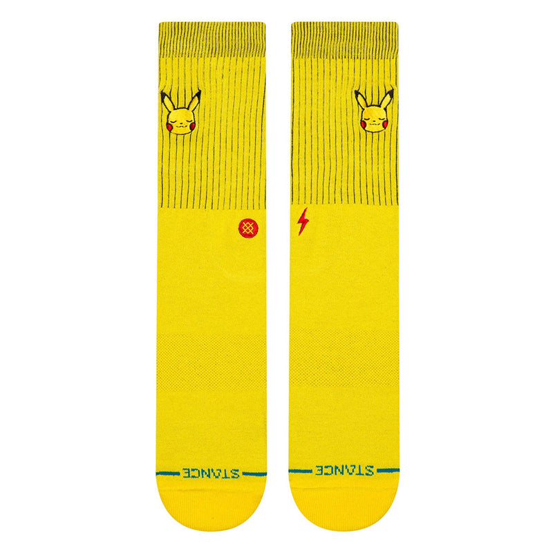 Stance Pikachu Crew Socks - Yellow