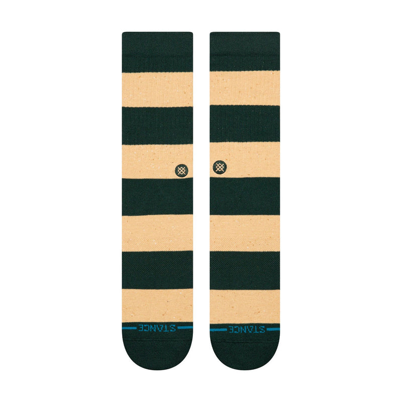 Stance Nep Stripe Crew Socks - Pine