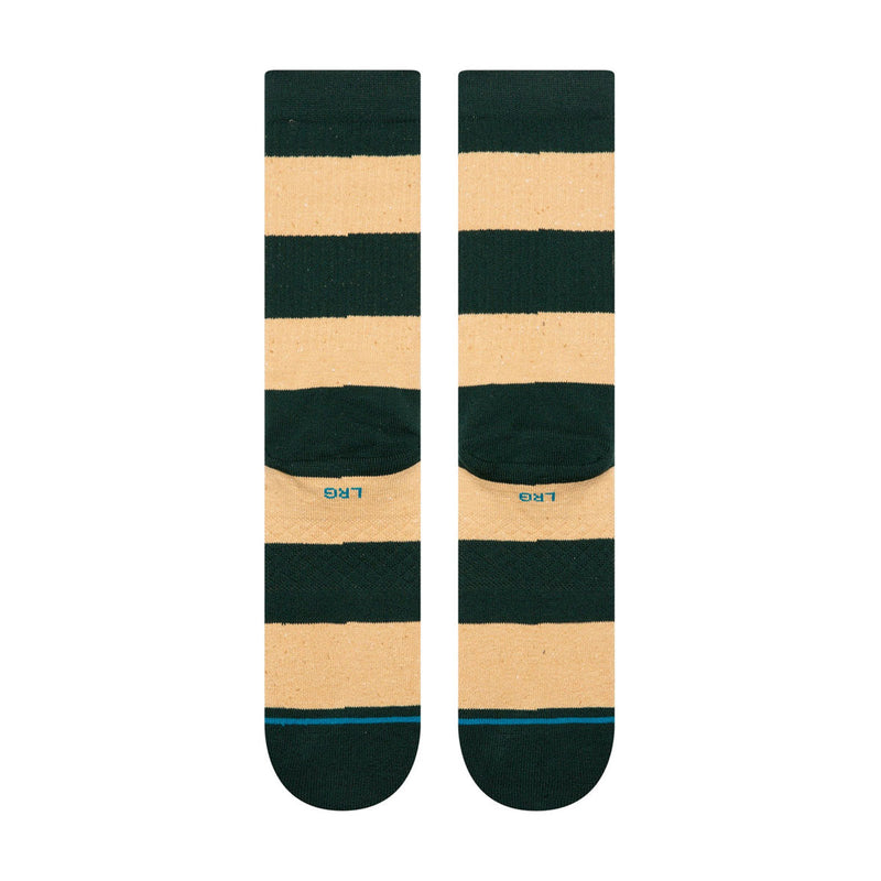 Stance Nep Stripe Crew Socks - Pine