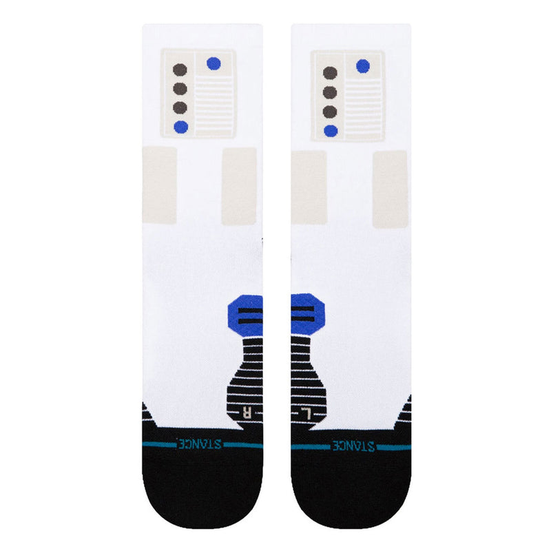 Stance Storm Crew Socks - White