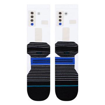 Stance Storm Crew Socks - White