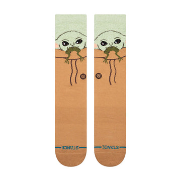 Stance Grogu Hungry Crew Socks - Green